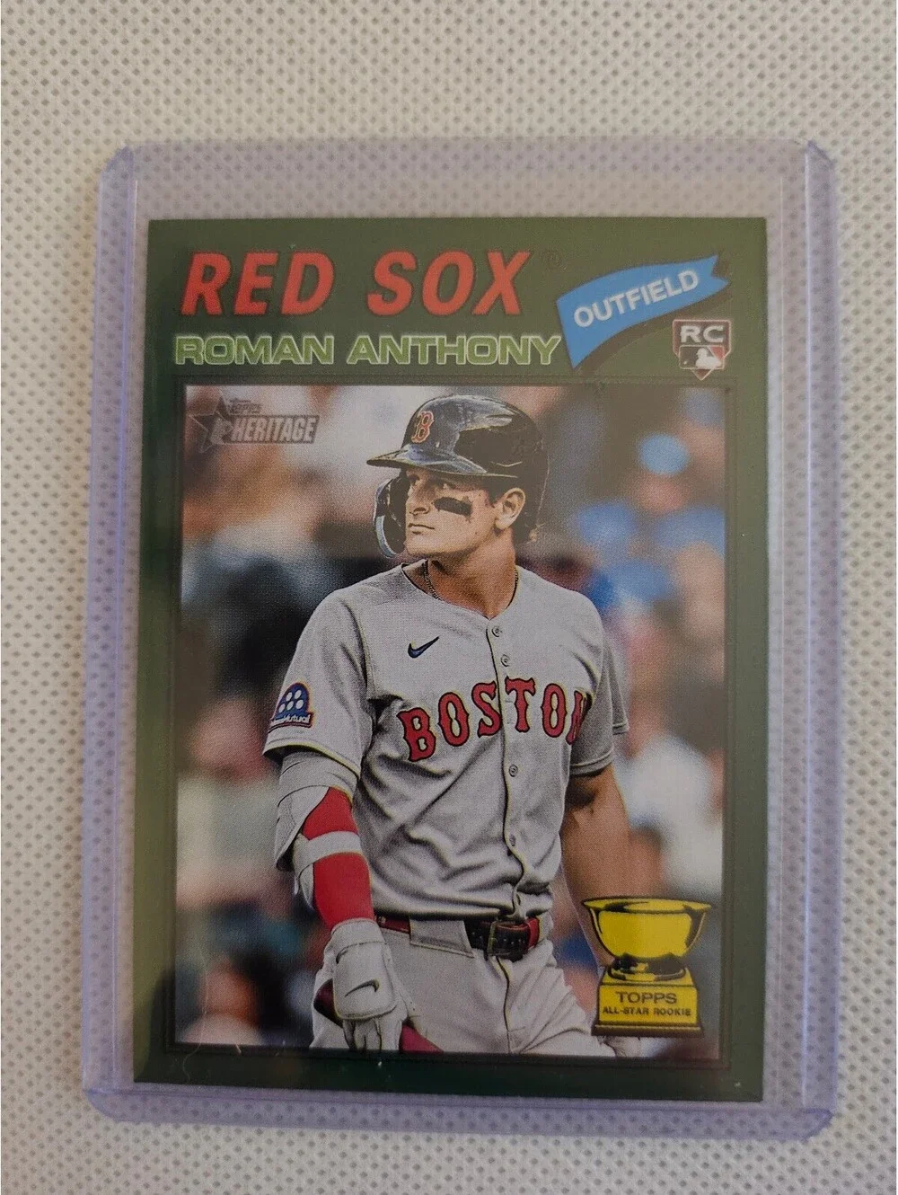 Roman Anthony (RC) [Dark Green Border] #86 - 2026 Topps Heritage - Red Sox